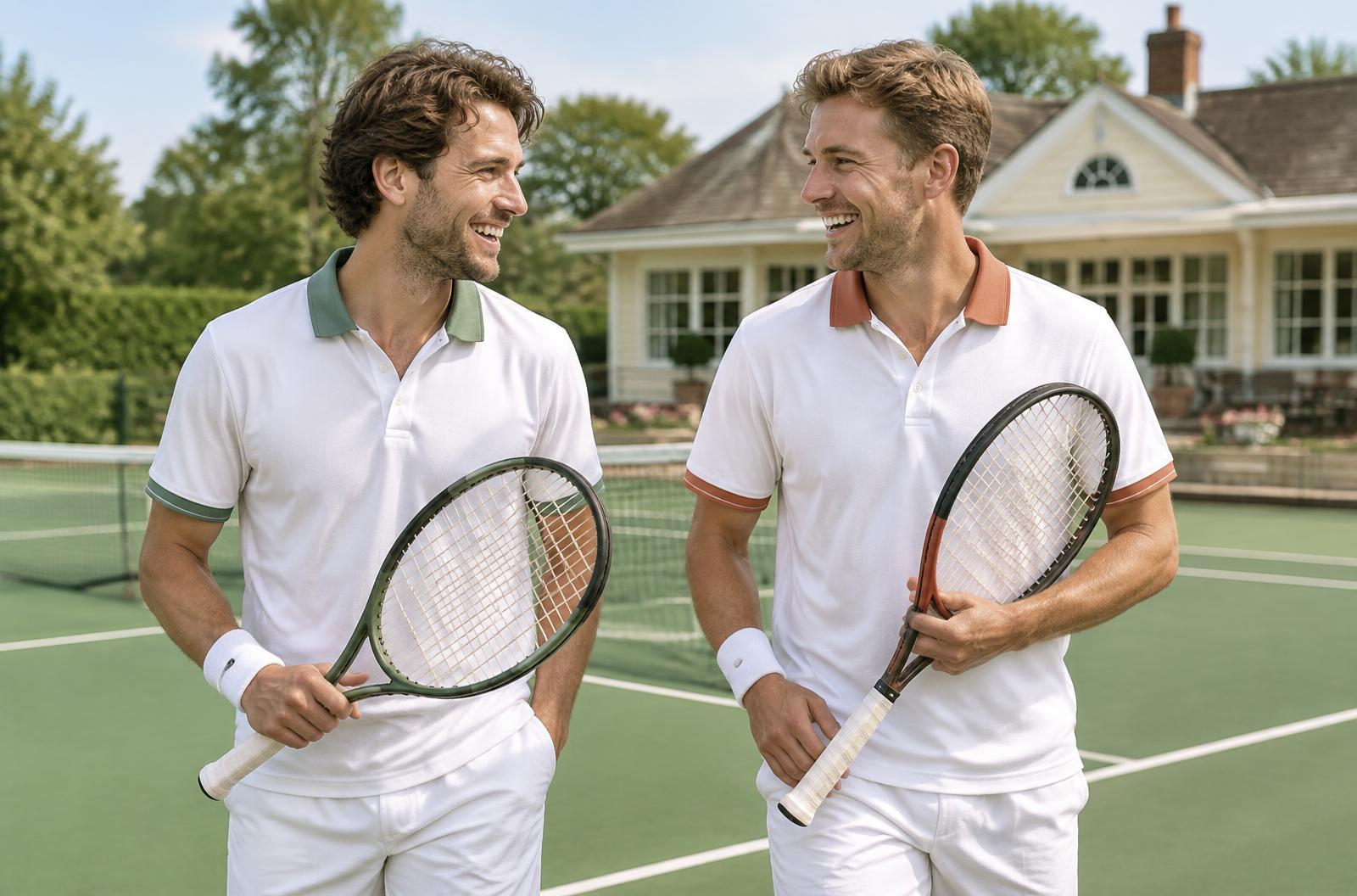 The The Racket Room founders on court — placeholder image